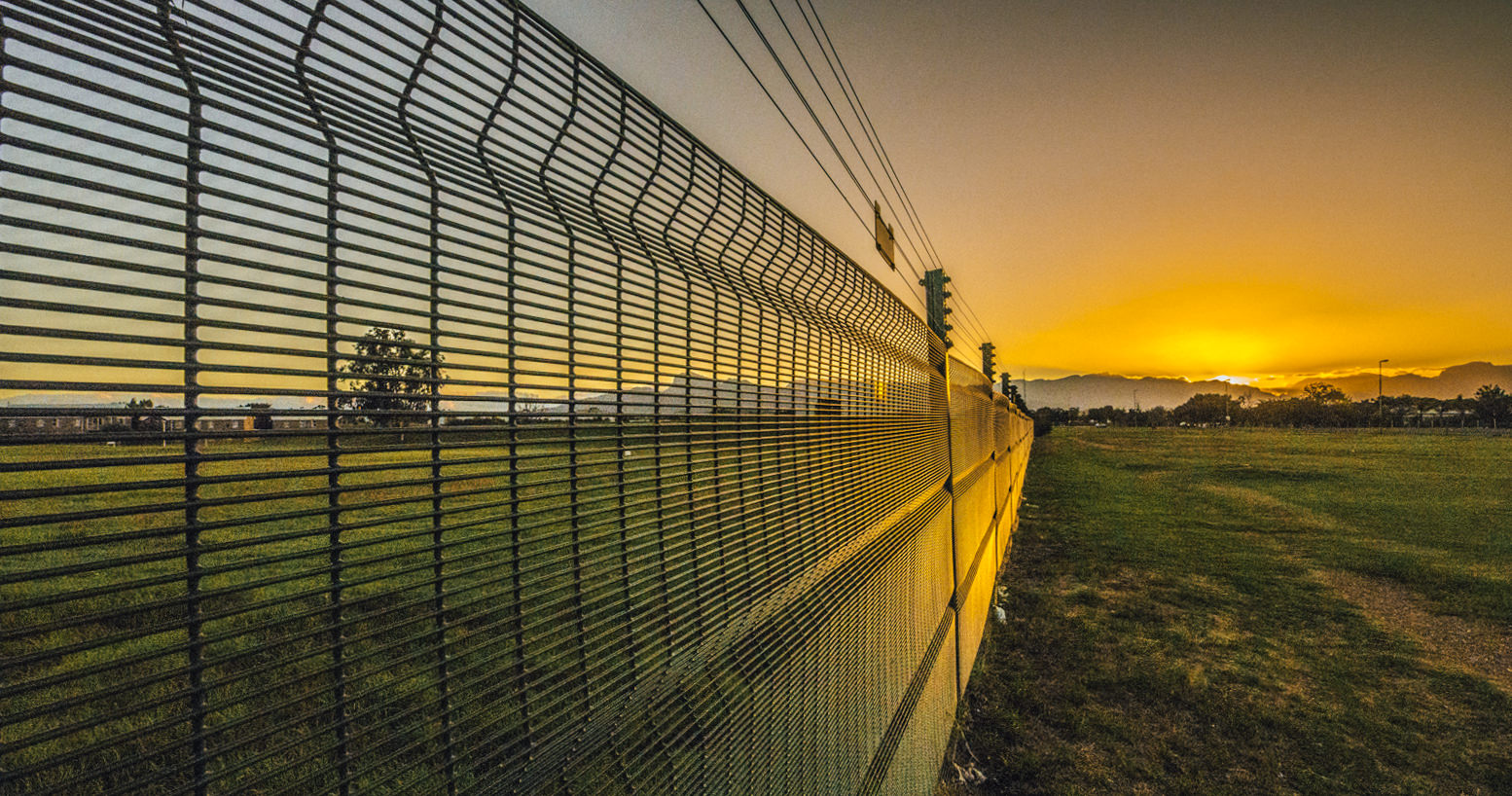 Electric fence installation