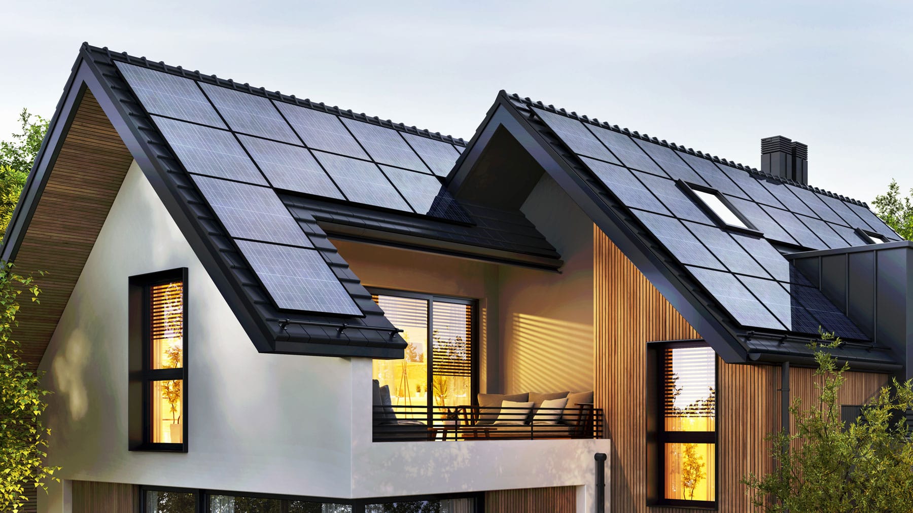 Solar panel installation